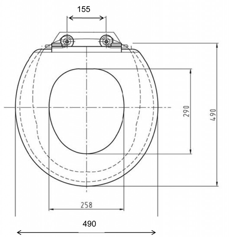 Big John - Toilet Seat and Cover - N&C Phlexicare