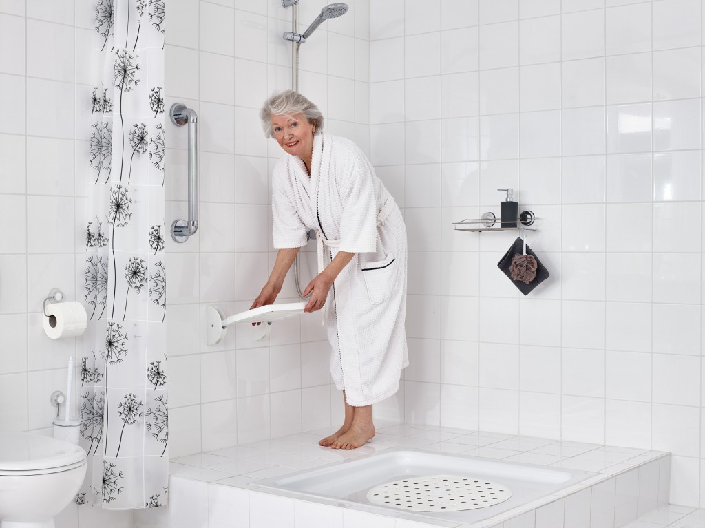 Fold-down Shower Seat - N&C Phlexicare