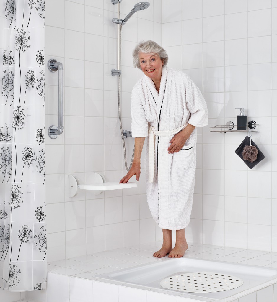 Fold-down Shower Seat - N&C Phlexicare